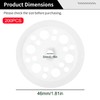 Insulation Plates Pack of 200 PP Washers 46 mm Foam