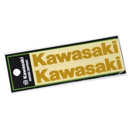 Kawasaki Logo Cutting Sticker (S) Gold J70100167 440 Set of 2