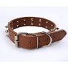 FUNAT Double Row Pet Collar with Studs, Rivet Collar for