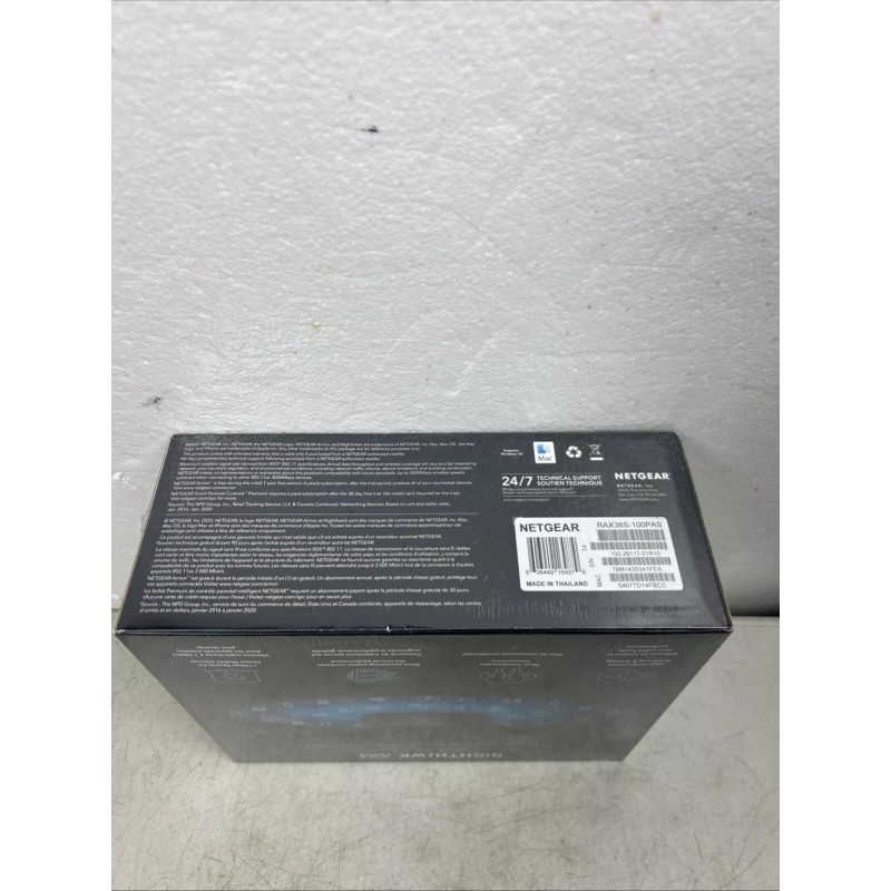 NETGEAR New Netgear RAX36S-100PAS Nighthawk AX3000 AX4 Dual-Band WiFi 6
