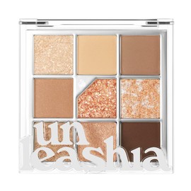 UNLEASHIA Glitterpedia - Sombra de ojos Paleta Maquillaje de ojos Maquillaje de punto Cosméticos (n. 2, color marrón), 0.2 ounces, 6.2 gramo, 1 item