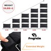 Adjustable Ankle Weights 1-20 LBS Pair with Removable Weight for