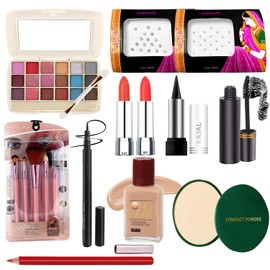 G4U Makeup Kit For Women & Girls With Eyeshadow | Foundation | Lipsticks | Compact | Mascara And More Beauty Products (Raksha Bandhan gift set) 33-61