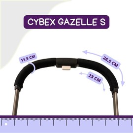 PROTEC TIF | Neoprene Handlebar Covers Compatible with CYBEX Gazelle S