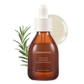 AROMATICA Vitalizing Rosemary Firming Ampoule Serum - Skin Revitalizing Retinol Serum for Face, Moisturizing  Strengthening Skin Barrier (30ml)       