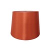 8" Faux Silk Orange Lampshades