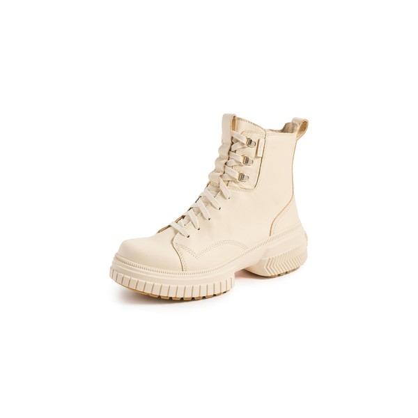 SOREL Women's Ona Ave Boot Lace WP Fashion, Honey White/Sea