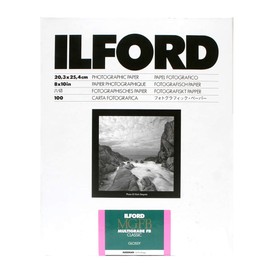 ILFORD 1171972 MGFB CLASSIC 1K 8X10 Black and White Photographic Paper, 6 Cuts, 25 Sheets