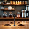 Black 2-in-1 Espresso Coffee Bean Spoon Tamping Scoop Tamper Tea