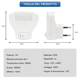 EXTRASTAR 2 x LED Night Light