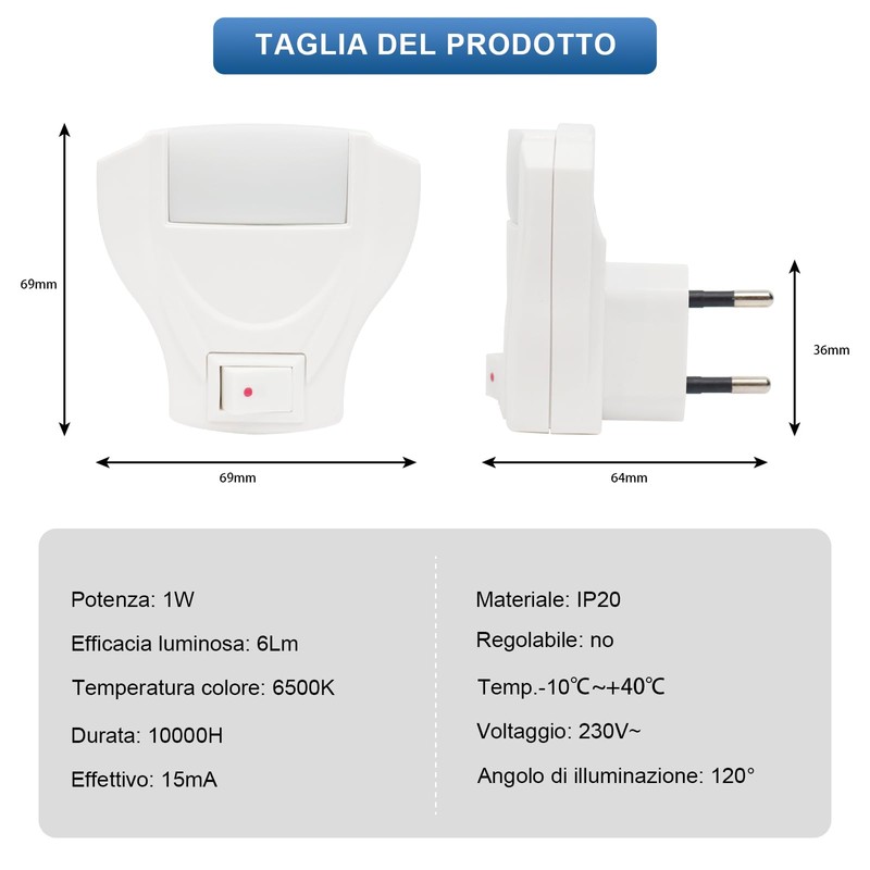 EXTRASTAR 2 x LED Night Light