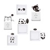 Power Switch Sticker, Cute, Wall Sticker, Panda, Cat, Wallpaper, Decoration,