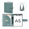 Agoer Writing Case A5 Clipboard Folder, Leather Conference Folder DIN