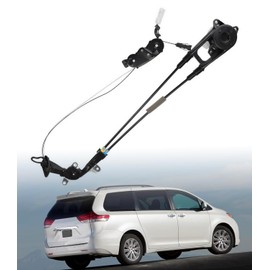 USTAR Right Passenger Side Power Slide Sliding Door Cable Sub-Assy Compatible with Toyota Sienna 2011 2012 2013 2014 2015 2016 2017 2018 2019 2020, 85016-08011 85016-08010, Door Motor Bracket