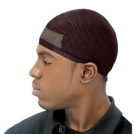 WAVEBUILDER Wave Cap | Promotes Healthy and Uniform Hair Waves, Brown, 2 Count