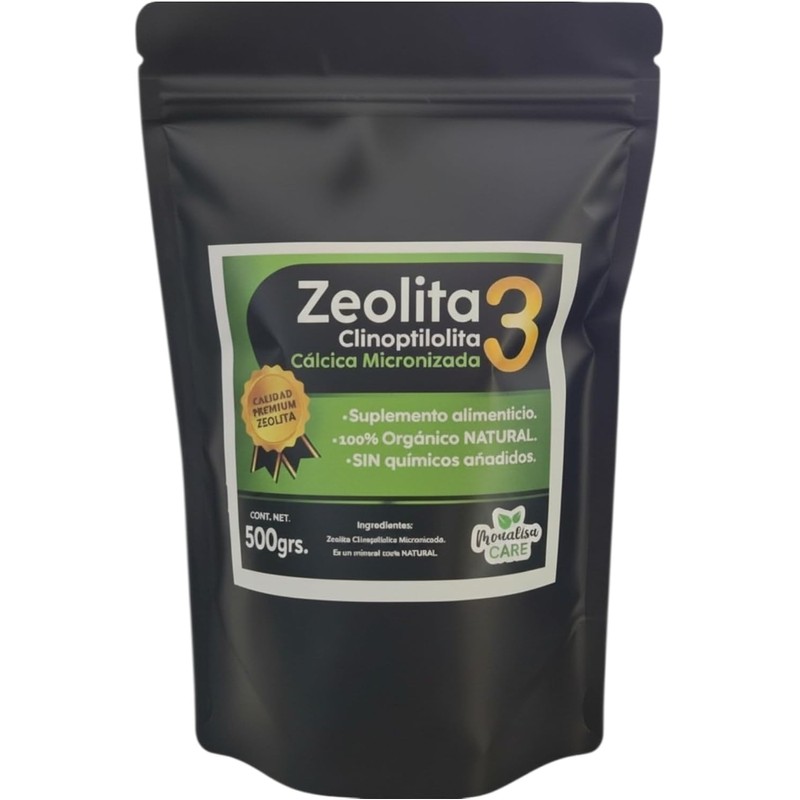 Zeolita Clinoptilolita Orgánica Micronizada + Diatomeas – Quelante Natural Premium
