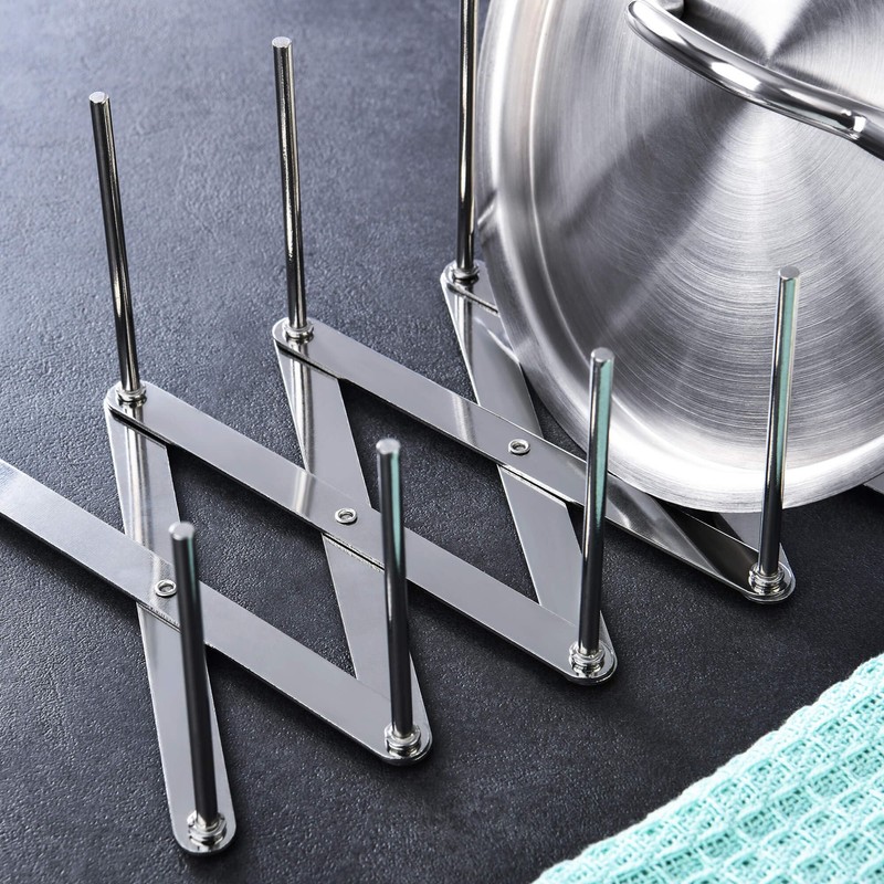 GRÄWE Lid Holder, Plate Holder, Spareribs Holder, Stainless Steel Lid