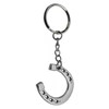 Good Luck Horseshoe Equine Riding Silver Western Horse Keychain Favour
