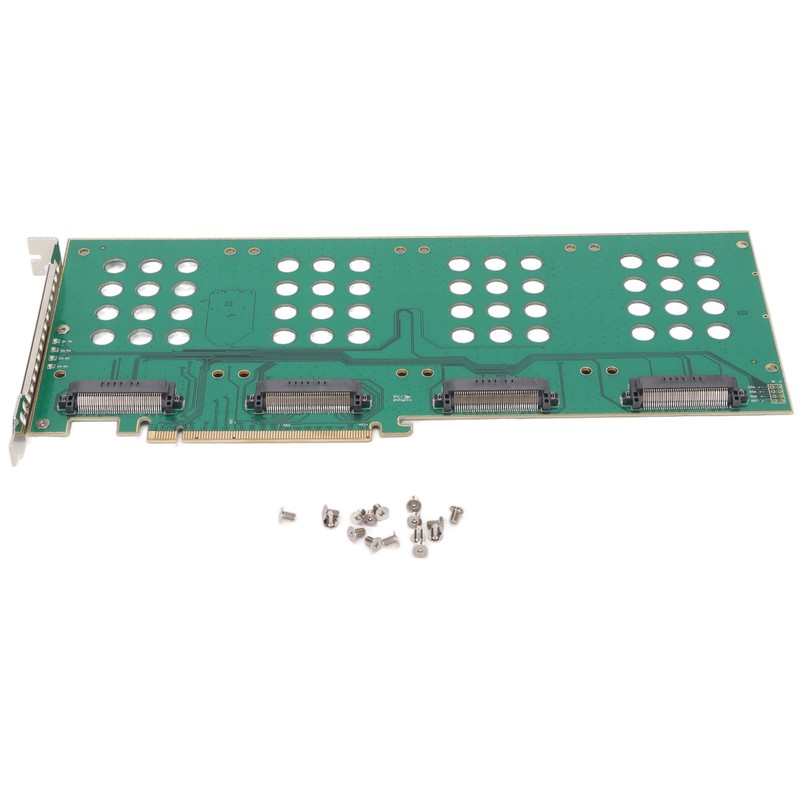 Riser Card PCIE3.0 X16 M.2 U.2 SSD Hard Drive Expansion