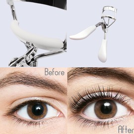 Beauty eyelash curler for eyelash lifting, optical eyelash extension for lashes and benefit for eyelash lifting, helps for lash lifting and lash curls.