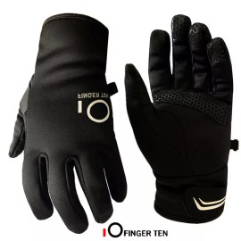 Finger Ten Winter Work Gloves Men Women Insulated Thermal Lined Outdoor Ski 1pair - Black, S