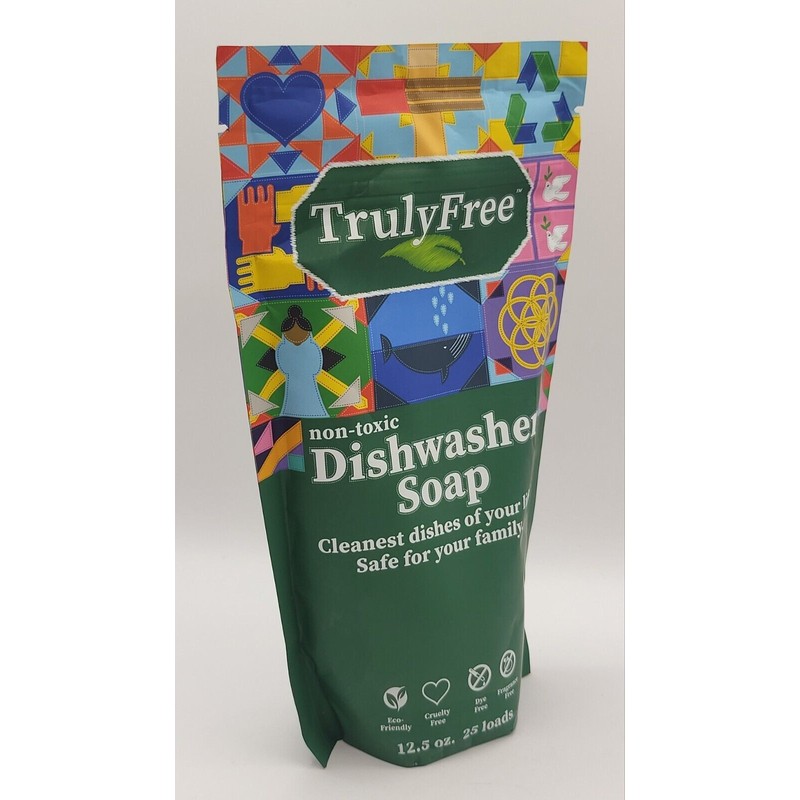 TrulyFree Eco-Friendly DISHWASHER SOAP - 12.5 oz / 25 loads