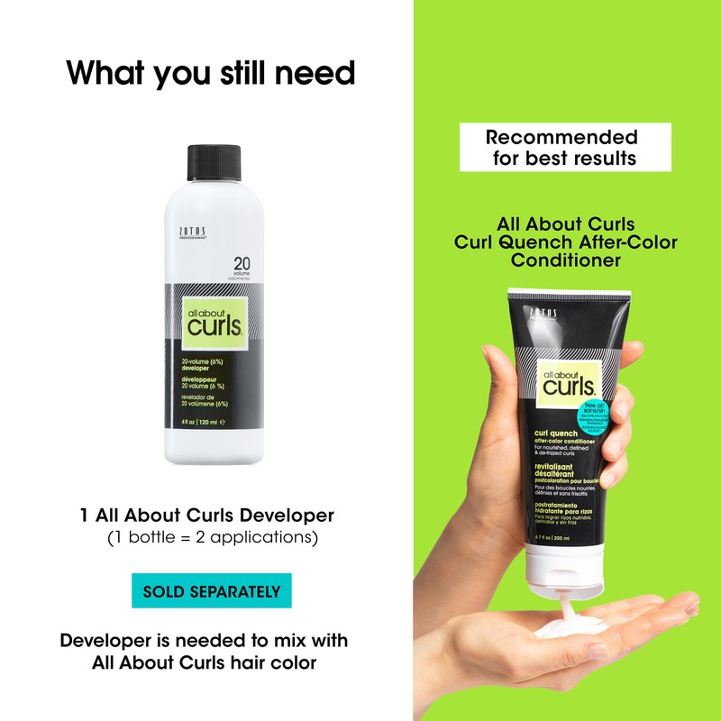All About Curls 4RM Berry-Go-Round Permanent Hair Color (Prep +