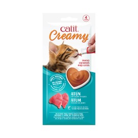 Catit Tuna Creamy Treats for Cats - 4 x 10g