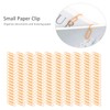 3 Boxes Paper Clip Orange Small Portable Shaped Cute Pin