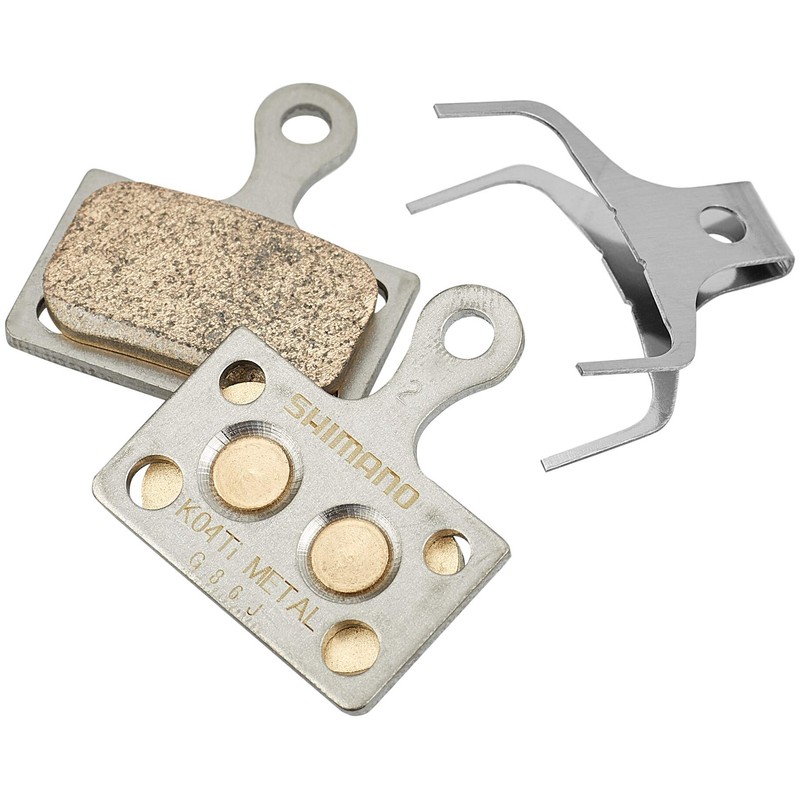 Shimano K04Ti Metal Disc Brake Pads, Grey, 1 Pair