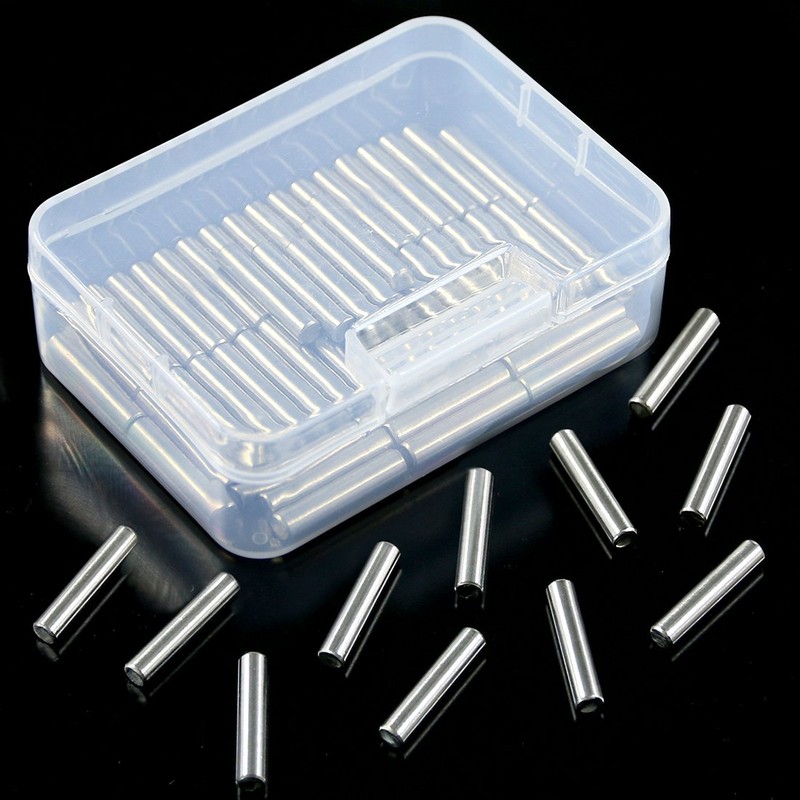 Swpeet 50Pcs 5mm x 25mm Dowel Pin Shelf Support Pegs,