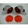 CCI LIGHT SET MARKER TURN TAIL BULLET RUNNING CHROME SINGLE