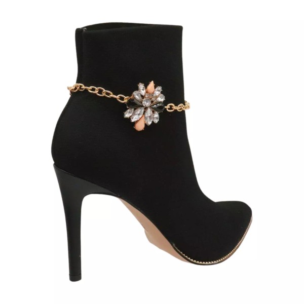 Alwasytyle4you Women Gold Metal Boot Chain Bracelet Shoe Silver Star