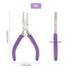 SUNNYCLUE 1 Piece Purple Jewelry Tools Flat Nose Pliers Flat