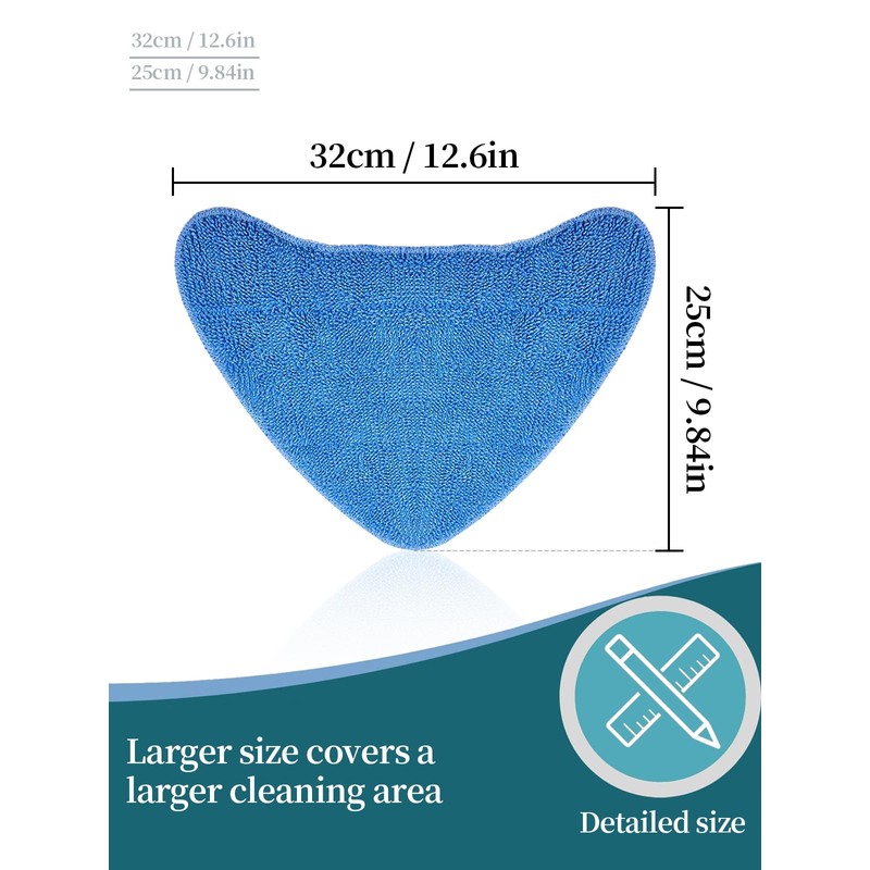 XIANGBIN 3Pack Microfiber Steam Mop Pads Replacement, Compatible with Vax