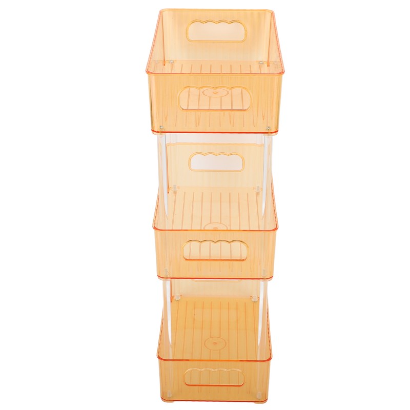 Acrylic Bathroom Storage Rack 3 Tiers Bathroom Counter Organizer Countertop
