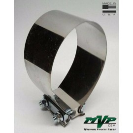 ITS MVP 4" Stainless Steel Butt Joint Style Exhaust Clamp - JB40ST
