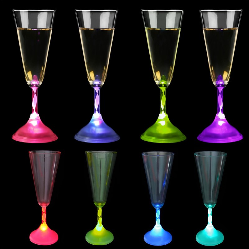 mushroomcase Light up shot Cup LED Wine Champagne Color Changing