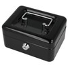 Westcott Lockable Cash Box (compact, 15 cm) Black | Lockable