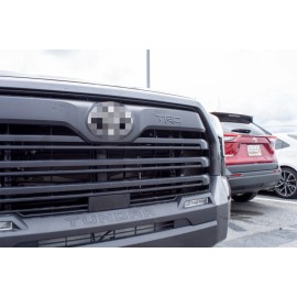 TDR Black RAISED UPPER GRILLE TRD LETTERS FOR TOYOTA TUNDRA 2022 - 2024