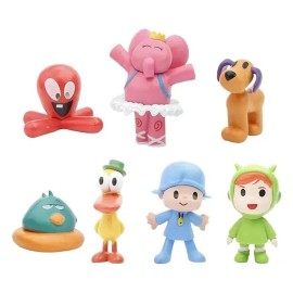 Unbranded Pocoyo 7pcs Figure Set  Pocoyo, Elly, Pato, Loula, Nina, Sleepy Bird, Fred