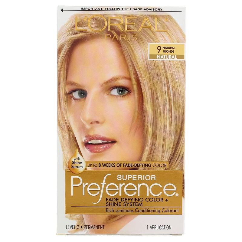 L'Oreal Paris Superior Preference Hair Color, 9 Natural Blonde