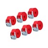 Partuto 6pcs 3.3ft Cargo Tie Down Straps with Cam Lock