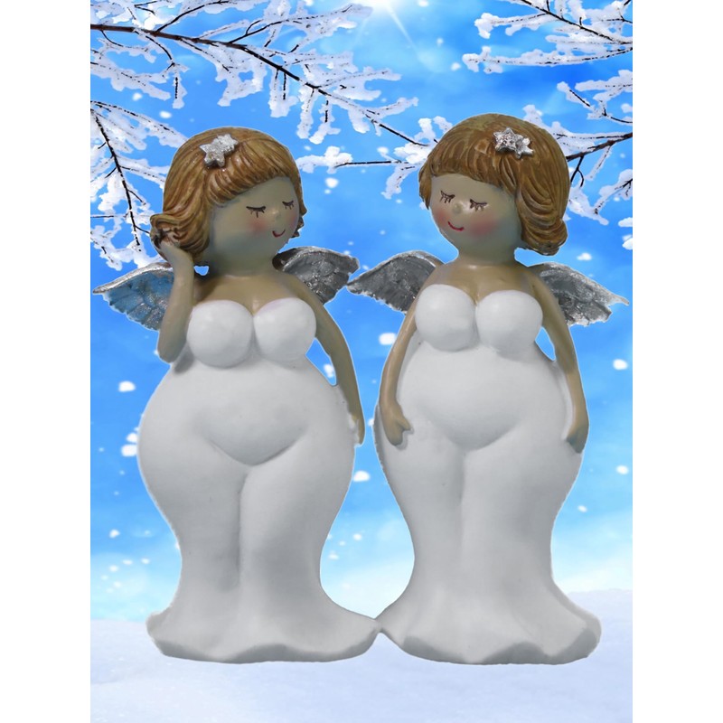 Pommerntraum ® Set of 2 decorative figures, collectible figures, guardian