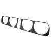 HECASA Headlight Bezels Pair Compatible with 2008-2014 Dodge Challenger Black