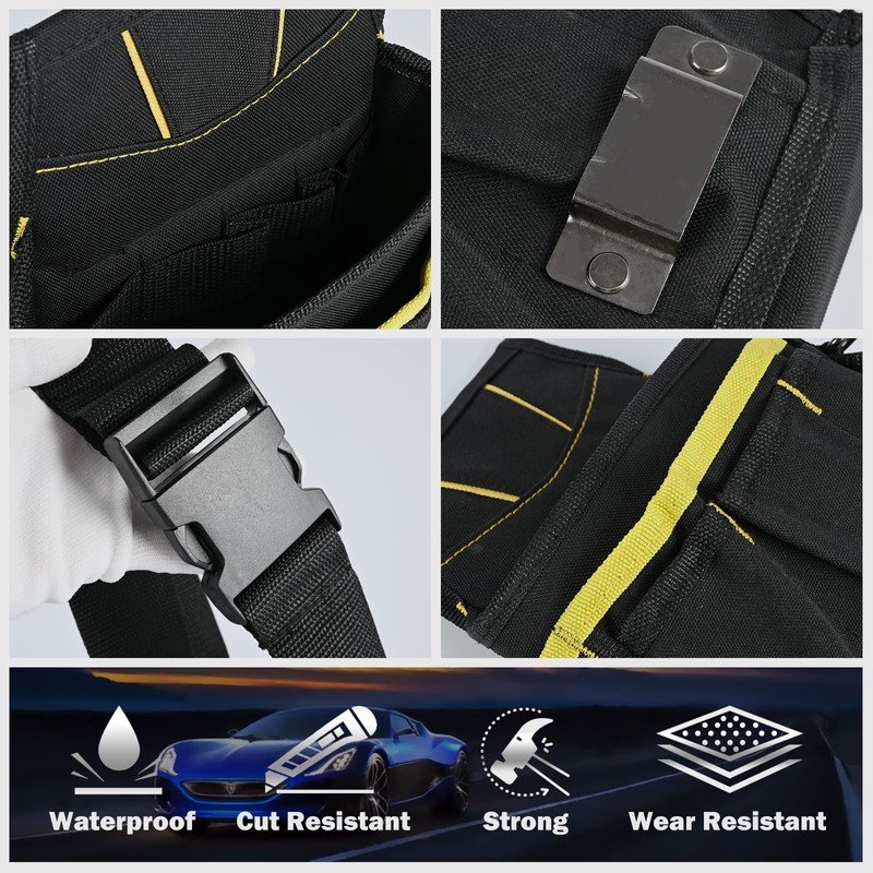 EHDIS Wrapping Tool Pouch with Belt Waist Waterproof Oxford Small