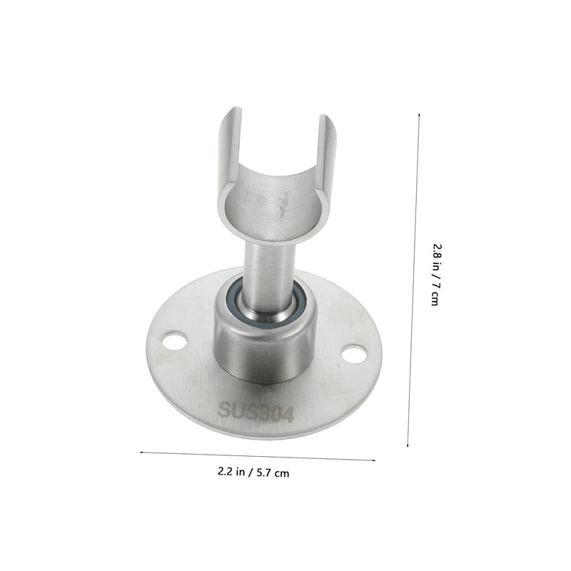 SEWACC Stainless Steel Adjustable Wall Mount Holder Handheld Shower Wand