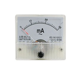sourcingmap 85L1-A AC 0-30mA Rectangle Analog Panel Ammeter Gauge