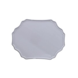 East Table Plate, 9.1 inches (23 cm), Depreschuette, White