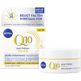 Nivea Power Q10 Anti-Wrinkle Extra Firming Day Cream SPF 30, Face Care Reduces & Prevents Wrinkles, Firming Day Cream with Pure Q10, Creatine & Hyaluronic Acid (50 ml)